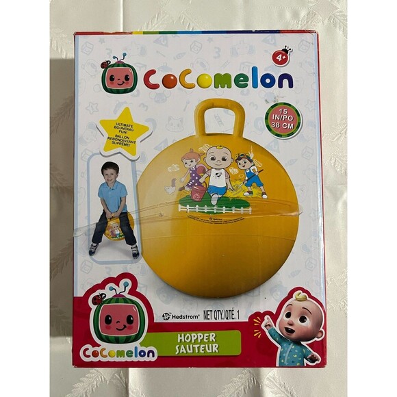 New Cocomelon Hopper Sauter Inside/ Outdoor Ball (15”) Ages 4+ - Picture 1 of 5